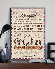 To My Daughter Volleyball Player 11x17 Poster lifestyle-poster-2