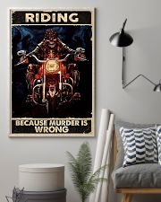 Motorcycle Because Murder Is Wrong 11x17 Poster lifestyle-poster-1
