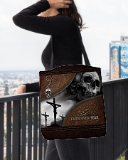 Skull Faith Over Fear All-over Tote aos-all-over-tote-lifestyle-front-05