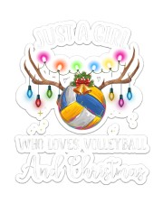 Volleyball - Just A Girl Sticker tile