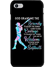 Softball God Grant Me The Senerity Phone Case tile
