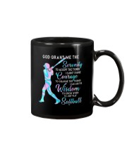 Softball God Grant Me The Senerity Mug tile