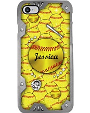 Softball Bling Phone Case i-phone-8-case