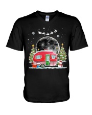 Camper Christmas V-Neck T-Shirt tile