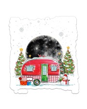 Camper Christmas Sticker tile