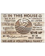 Volleyball - We Are A Volleyball Family 17x11 Poster front