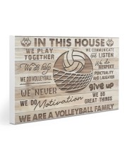 Volleyball - We Are A Volleyball Family Gallery Wrapped Canvas Prints tile