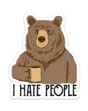 Camping - I Hate People Sticker - Single (Vertical) front