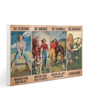 Farm Girl - Be Strong - DKHDTN181120 30x20 Gallery Wrapped Canvas Prints thumbnail