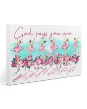 Ballet - God Says You Are Gallery Wrapped Canvas Prints tile