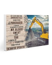 Excavator Operator Gallery Wrapped Canvas Prints tile