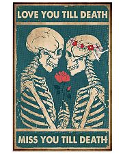 Skull - Love You Till Death 11x17 Poster front