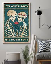 Skull - Love You Till Death 11x17 Poster lifestyle-poster-1