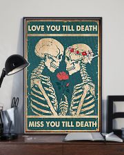 Skull - Love You Till Death 11x17 Poster lifestyle-poster-2