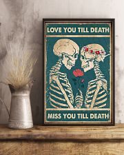Skull - Love You Till Death 11x17 Poster lifestyle-poster-3