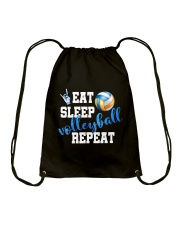 Volleyball - Eat Sleep Volleyball Drawstring Bag tile