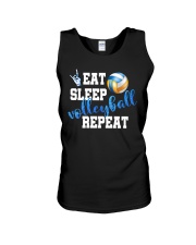 Volleyball - Eat Sleep Volleyball Unisex Tank tile