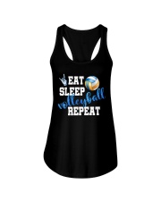 Volleyball - Eat Sleep Volleyball Ladies Flowy Tank tile