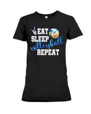 Volleyball - Eat Sleep Volleyball Premium Fit Ladies Tee tile