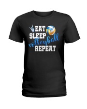 Volleyball - Eat Sleep Volleyball Ladies T-Shirt tile