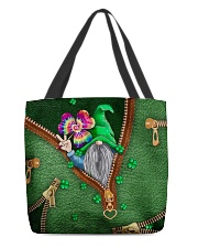 St Patricks Day Gnome Shamrock Tote Bag All-over Tote back