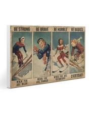 Skiing Poster Gallery Wrapped Canvas Prints tile
