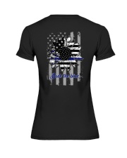 Back the Blue 2 Sides Premium Fit Ladies Tee tile