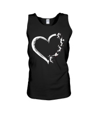 Volleyball Heart Unisex Tank tile