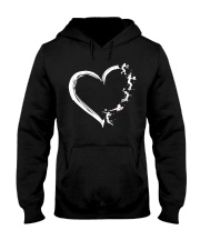 Volleyball Heart Hooded Sweatshirt tile