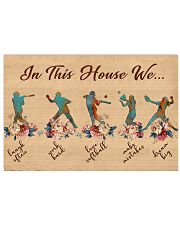 Softball In This House 17x11 Poster front