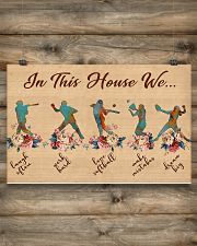 Softball In This House 17x11 Poster poster-landscape-17x11-lifestyle-14