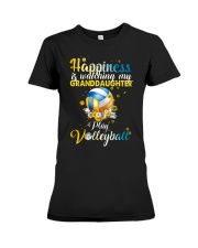 Volleyball - Happiness Is Watching Granddaughter Premium Fit Ladies Tee tile