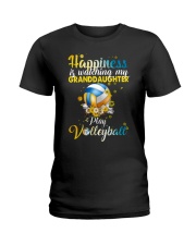 Volleyball - Happiness Is Watching Granddaughter Ladies T-Shirt tile