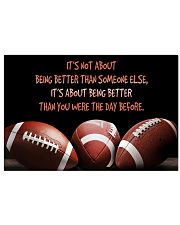 Football Being Better 17x11 Poster front