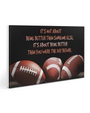 Football Being Better Gallery Wrapped Canvas Prints tile
