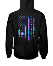Basketball Purple 2 Sides Hooded Sweatshirt tile
