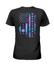 Basketball Purple 2 Sides Ladies T-Shirt tile