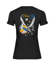 Volleyball - I Choose You 2 Sides Premium Fit Ladies Tee tile