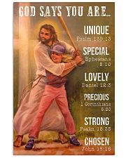 Softball - God Says You Are 11x17 Poster front