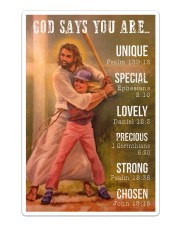 Softball - God Says You Are Sticker - Single (Vertical) thumbnail