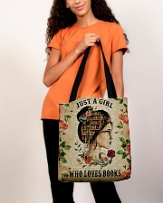 Book - Just A Girl All-over Tote aos-all-over-tote-lifestyle-front-06