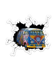 Hippie Car Crack Sticker - Single (Vertical) front
