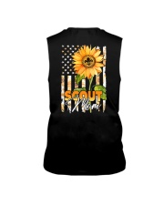 Boy Scout Mom Sunflower Flag 2 Sides Sleeveless Tee tile