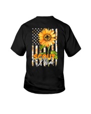 Boy Scout Mom Sunflower Flag 2 Sides Youth T-Shirt tile