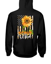 Boy Scout Mom Sunflower Flag 2 Sides Hooded Sweatshirt tile