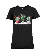 Cactus Christmas Premium Fit Ladies Tee tile