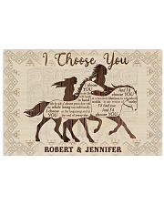 Personalized Native American I Choose You 17x11 Poster front