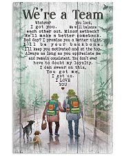 Camping - We're A Team Poster 11x17 Poster front