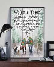 Camping - We're A Team Poster 11x17 Poster lifestyle-poster-2