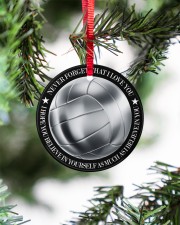 Volleyball I Love You Circle ornament - single (porcelain) aos-circle-ornament-single-porcelain-lifestyles-07